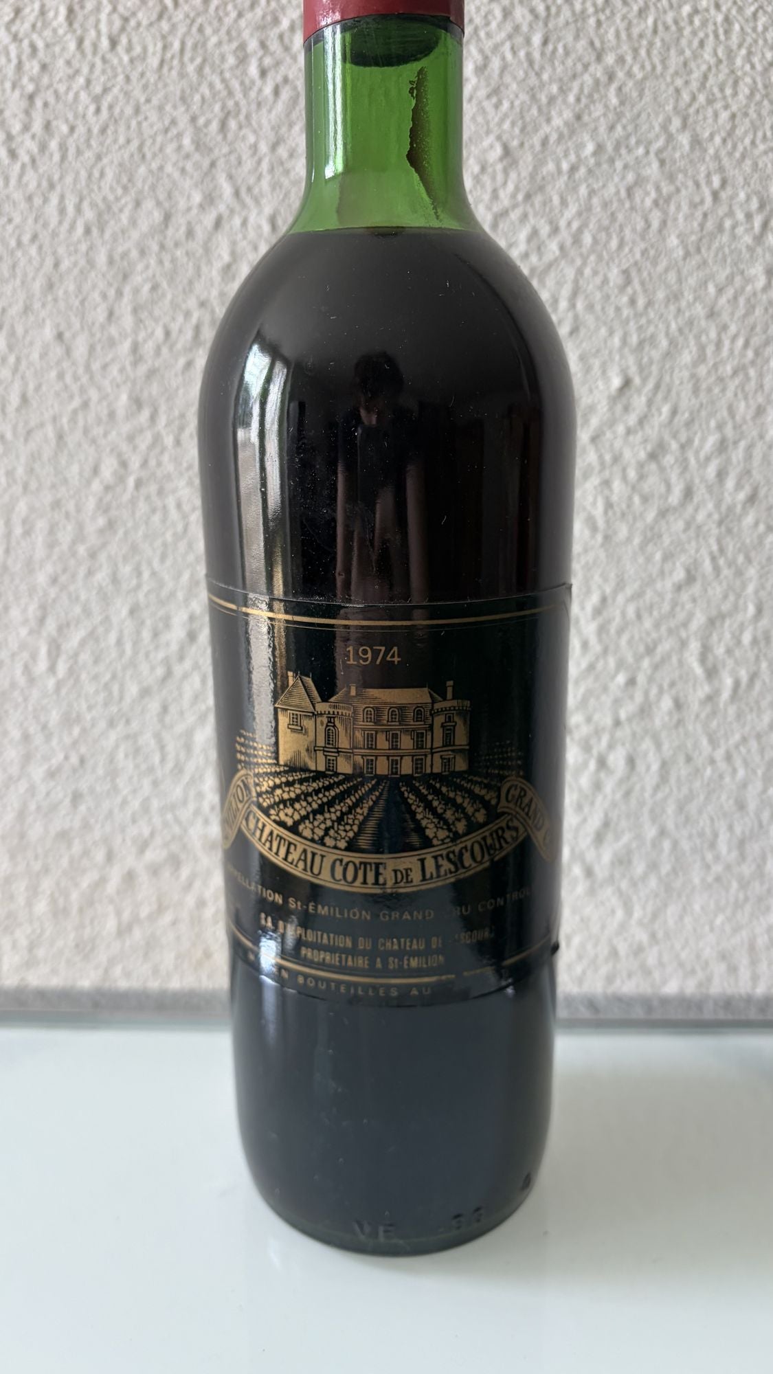 Château Côte de Lescours 1974 – Saint-Émilion Grand Cru