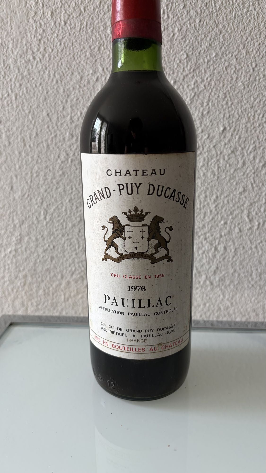 Château Grand-Puy Ducasse 1976 – Pauillac 5ème Grand Cru Classé 1855
