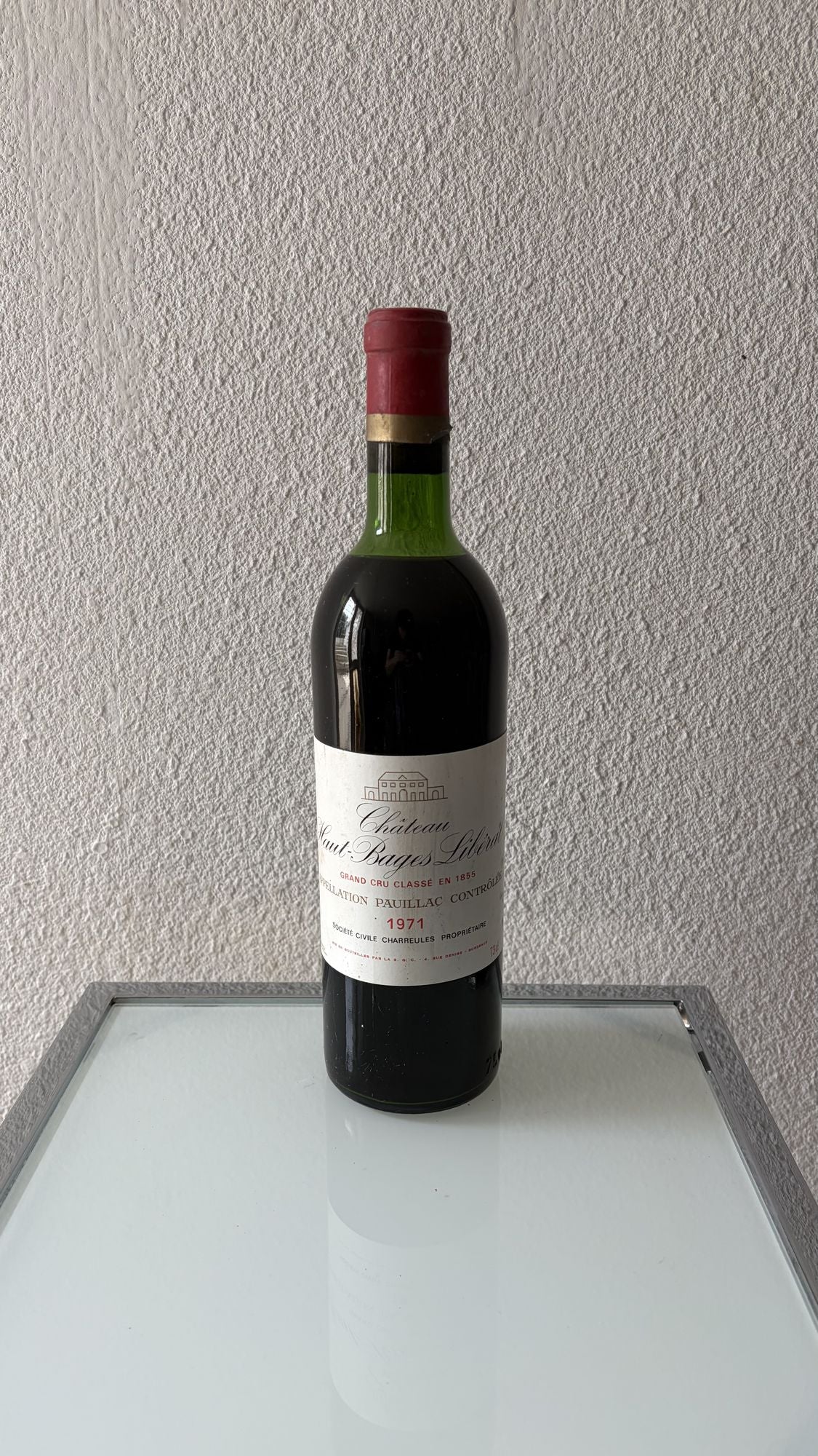 Château Haut-Bages Libéral 1971 – Pauillac 5ème Grand Cru Classé 1855