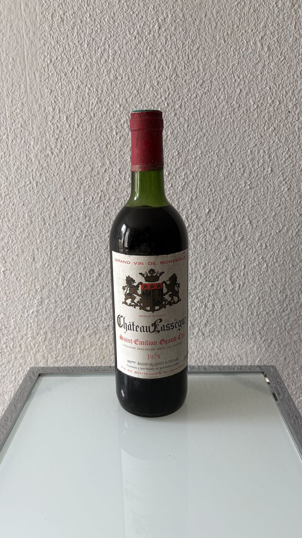 Château Lassègue 1975 – Saint-Émilion Grand Cru Classé