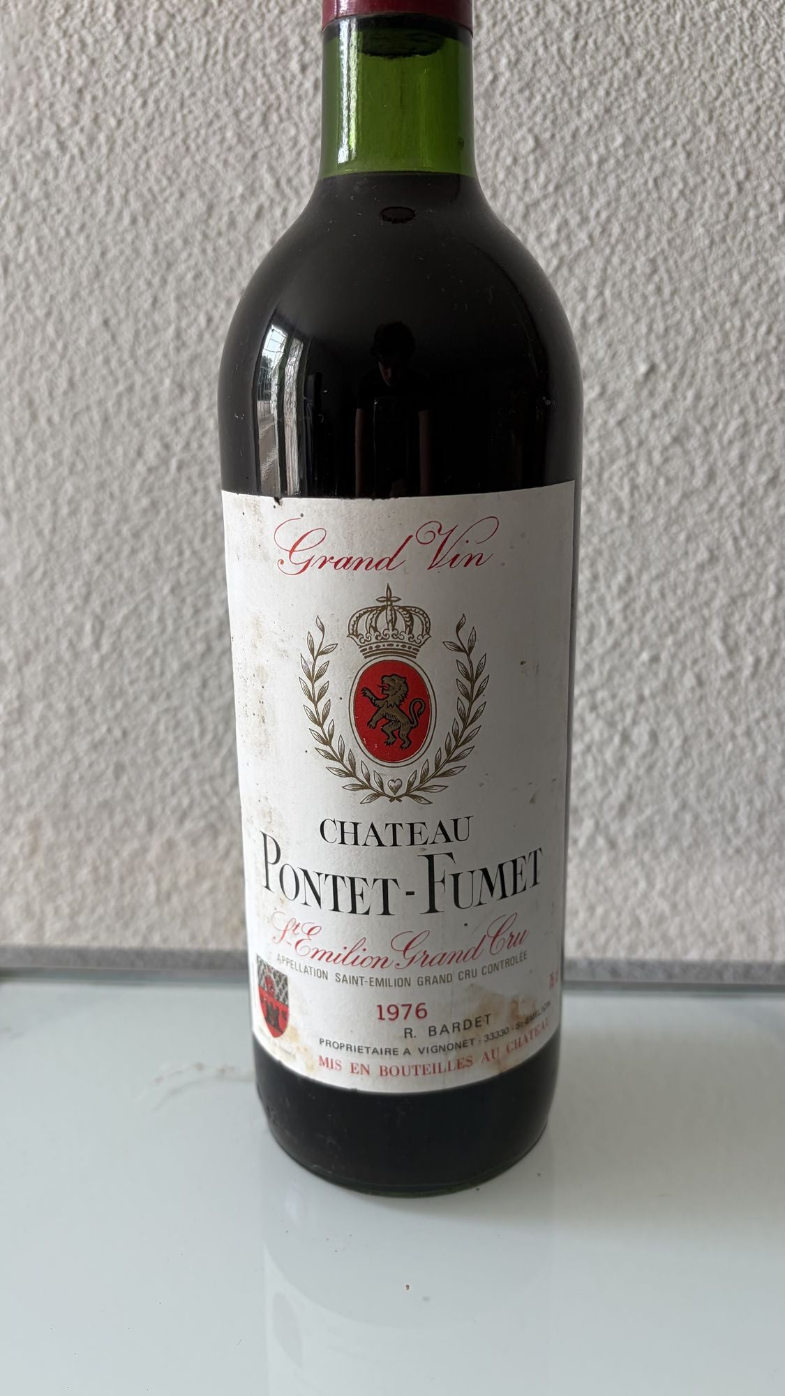 Château Pontet-Fumet 1976 – Saint-Émilion Grand Cru