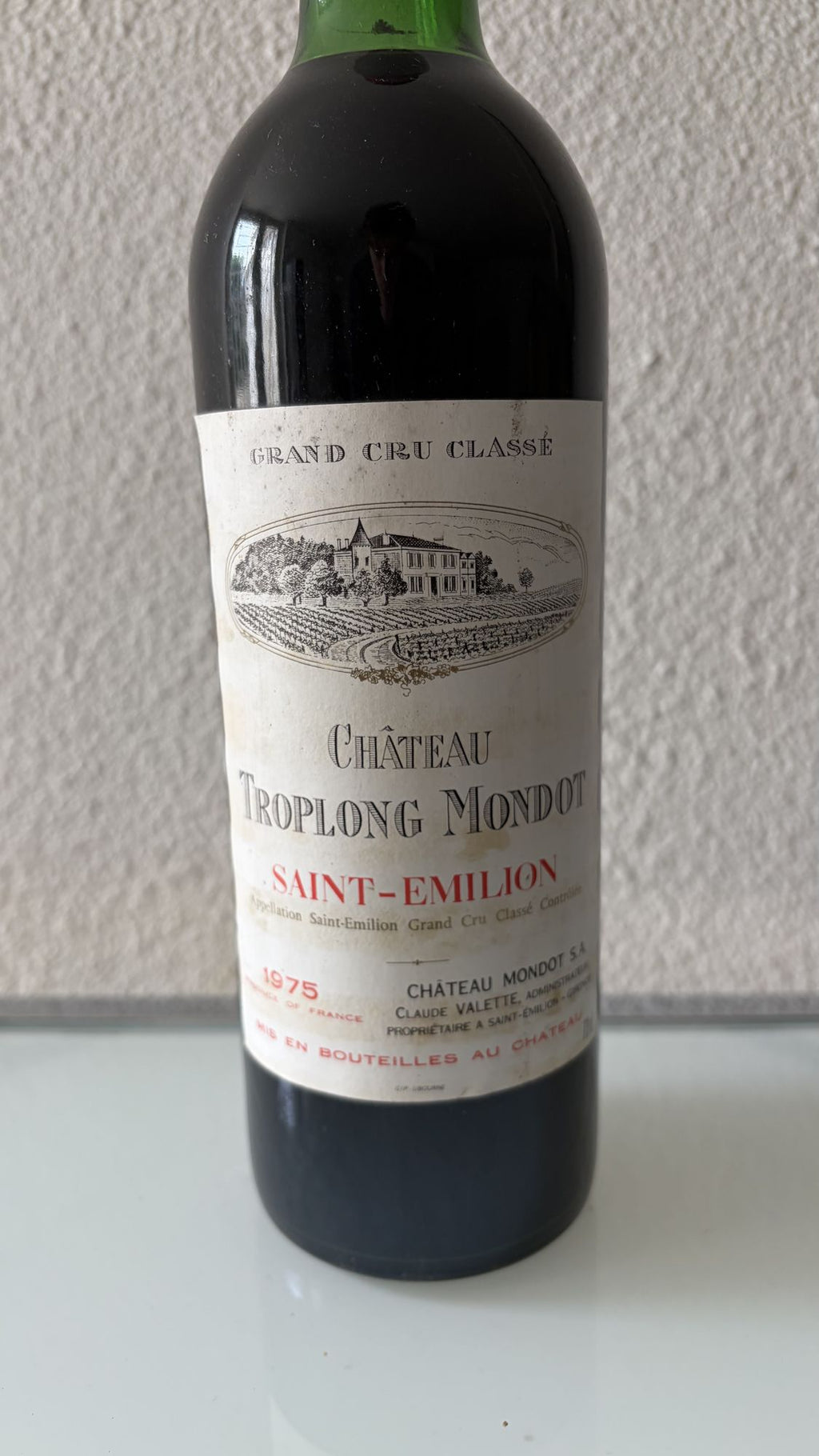 Château Troplong Mondot 1975 – Saint-Émilion 1er Grand Cru Classé B