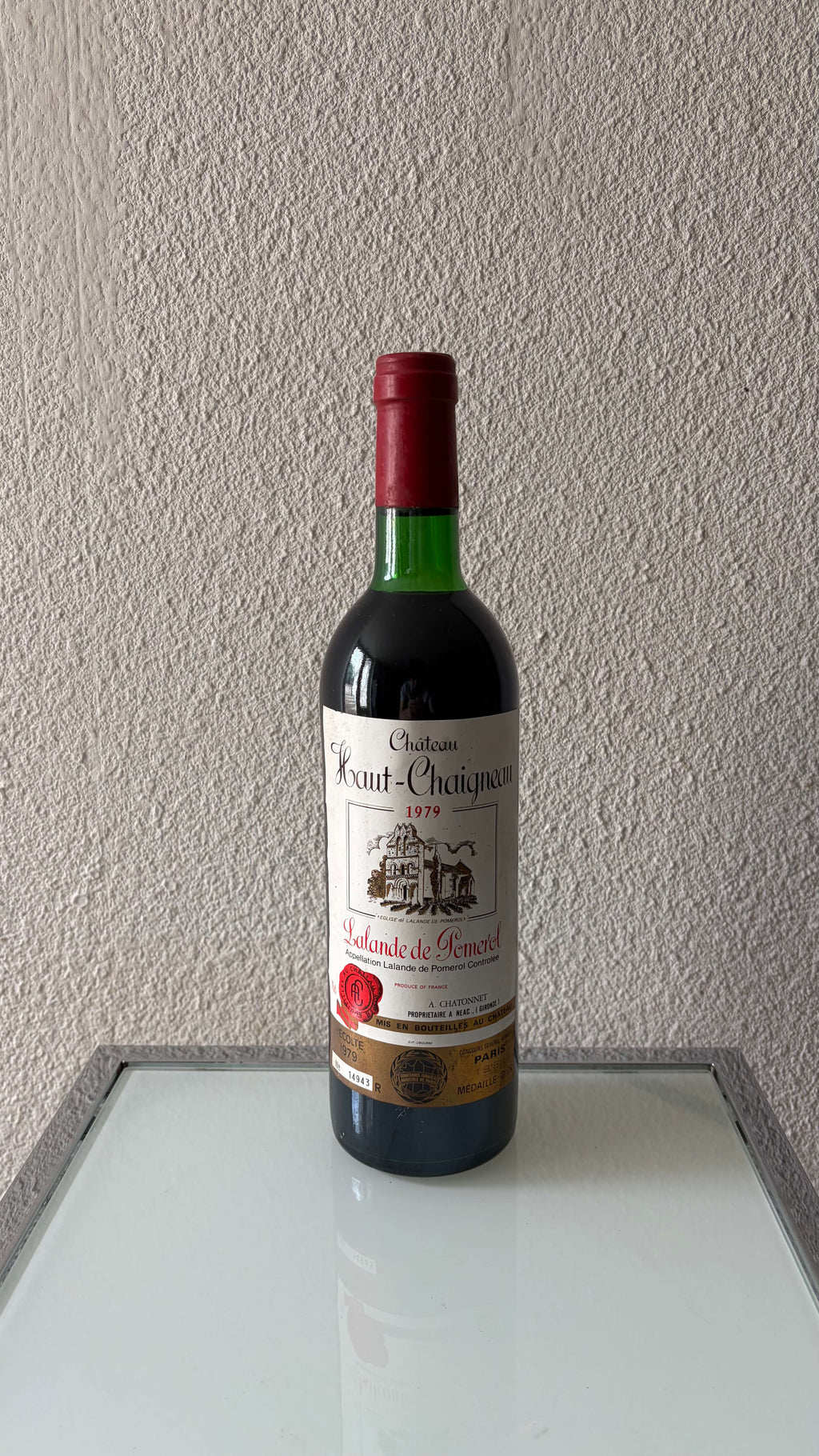 Château Haut-Chaigneau 1979 – Lalande-de-Pomerol – Médaille Paris