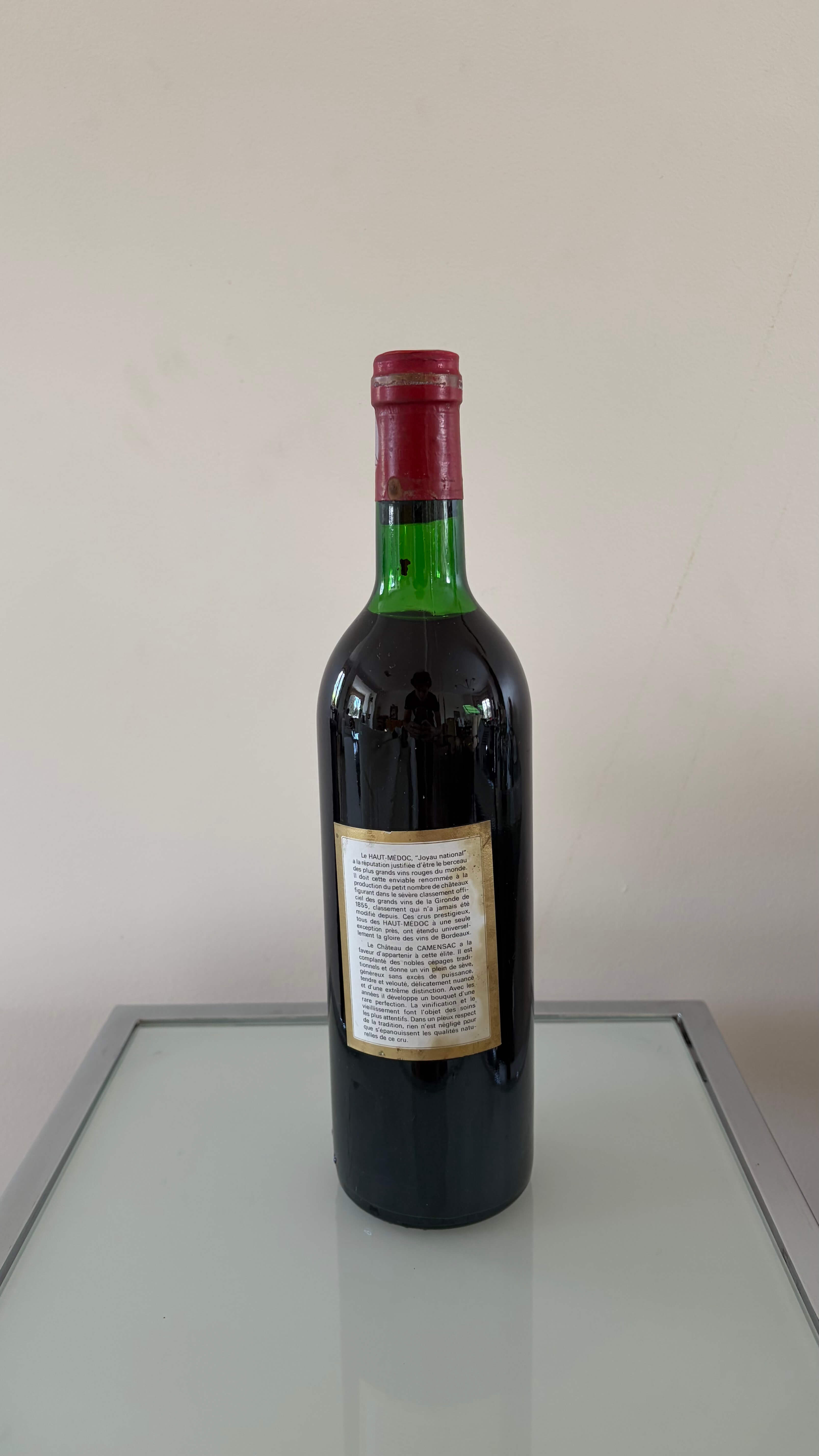 Château de Camensac 1979 – Haut-Médoc 5ème Grand Cru Classé