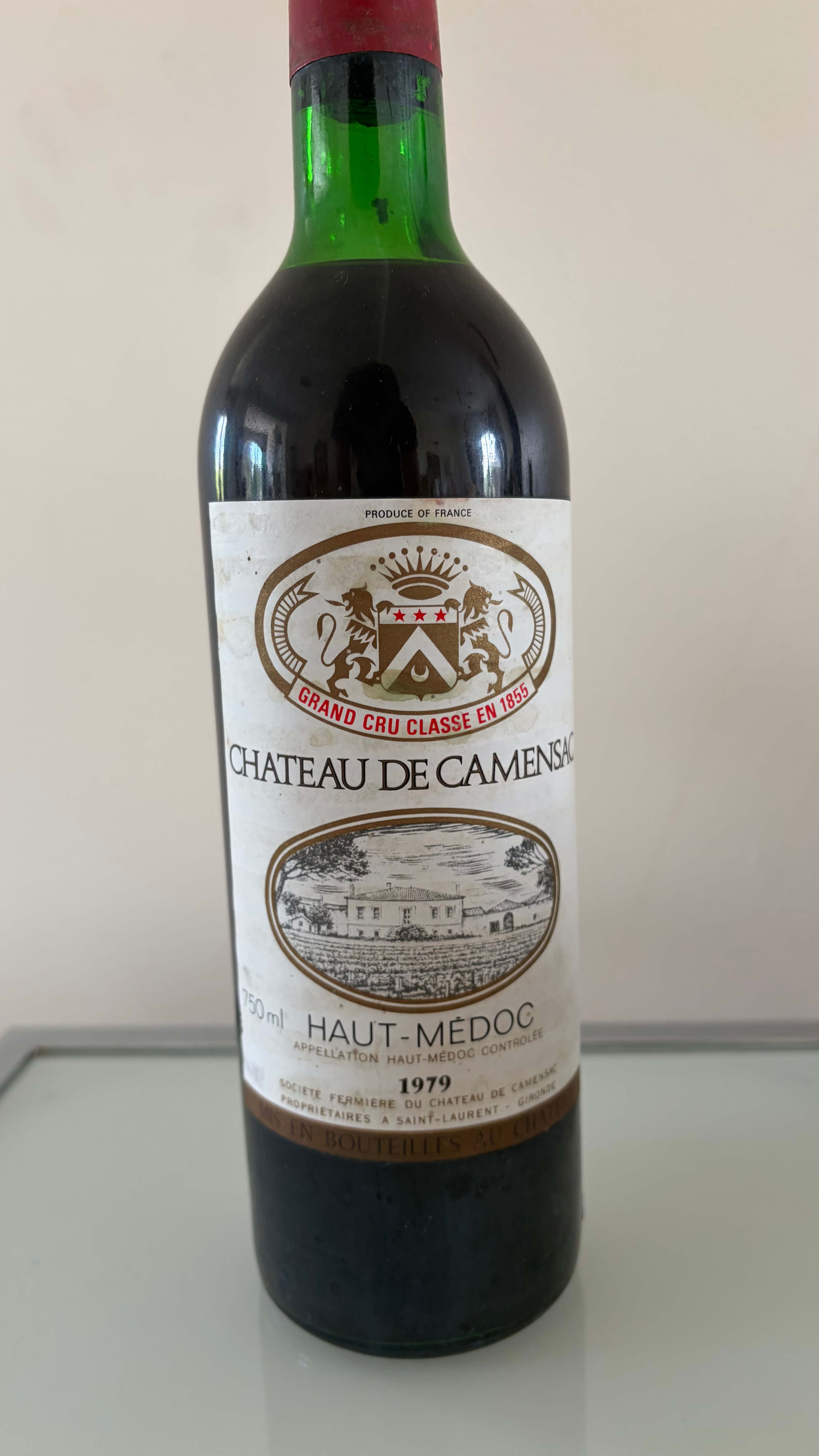Château de Camensac 1979 – Haut-Médoc 5ème Grand Cru Classé