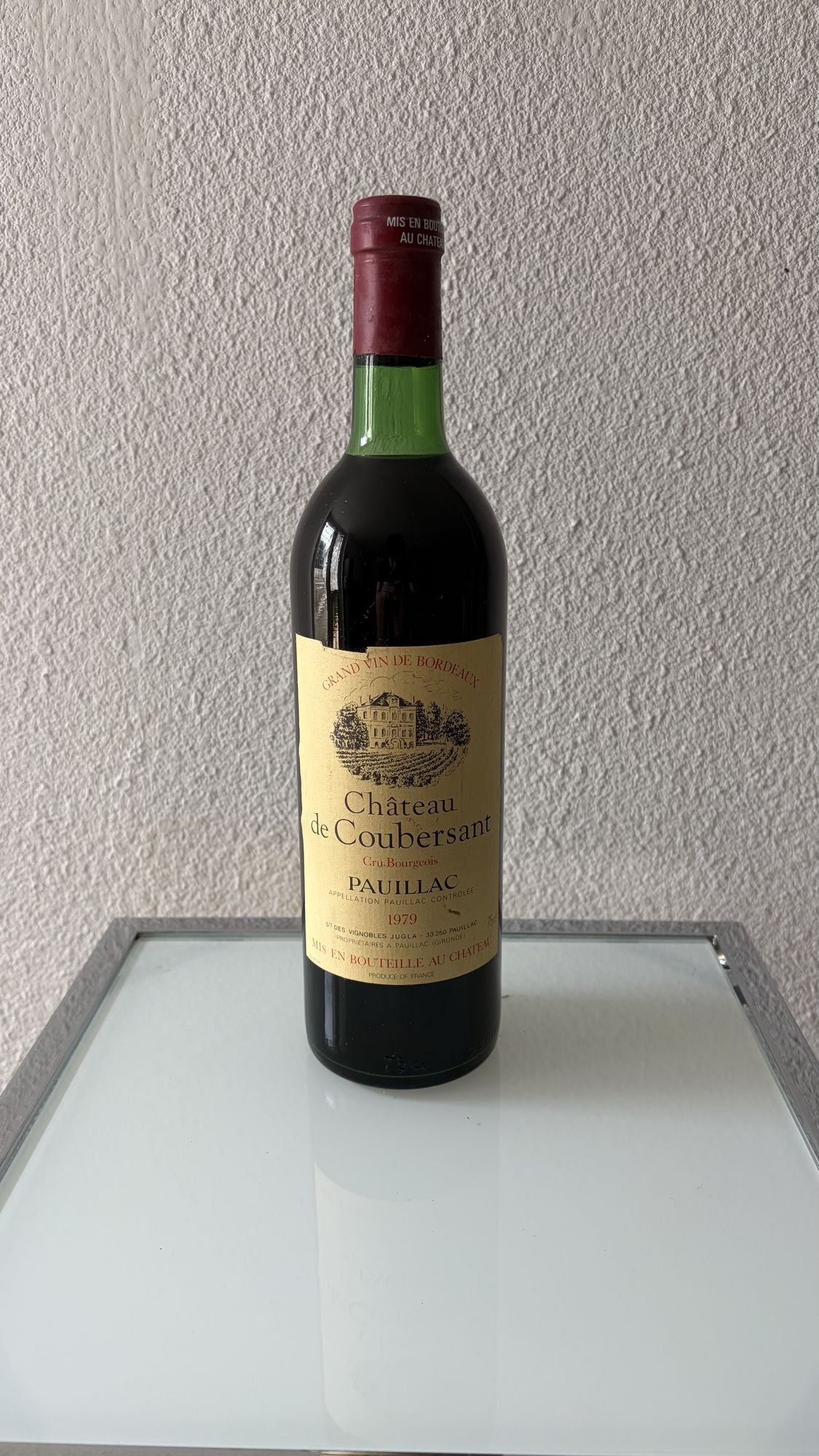 Château de Coubersant 1979 – Pauillac Cru Bourgeois